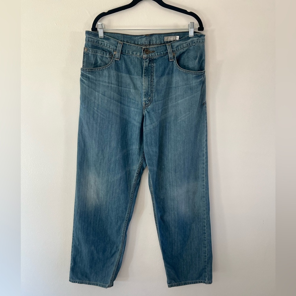 Levi’s Silvertab Baggy Relaxed Fit Cotton Denim Men's Jeans Size W34x L32
